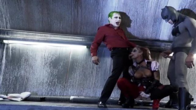 Harley Quinni Batman Ve Joker Götünden Sikiyor