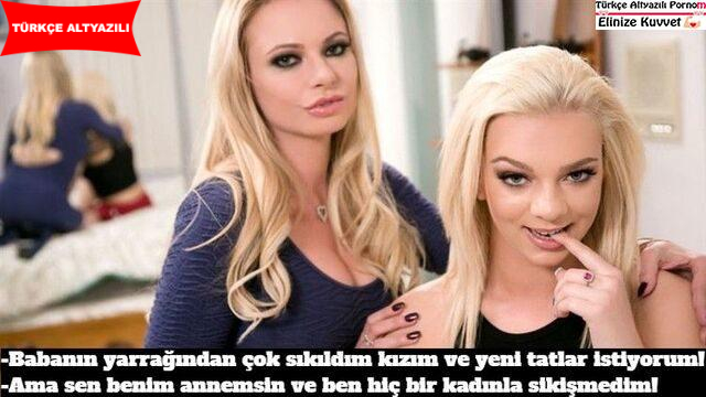 Azgın Milf Kocasından Sıkılınca Üvey Kızına Yanaşıyor