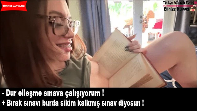 Ders Çalışma Ayağına Eve Attığım Kankamı Siktim